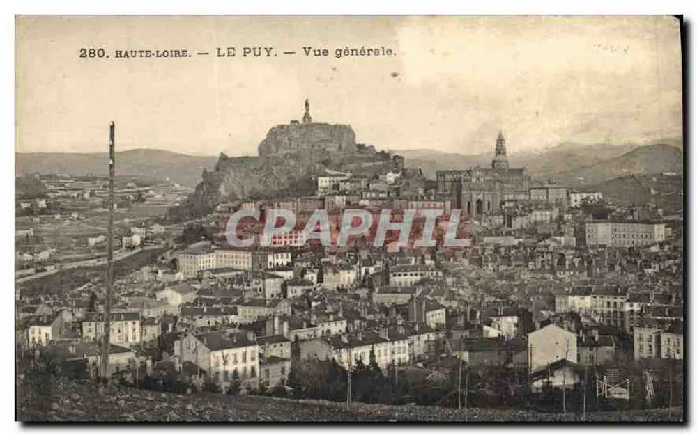 Le Puy — Vista geral — Haute-Loire — n° 280 - Frente