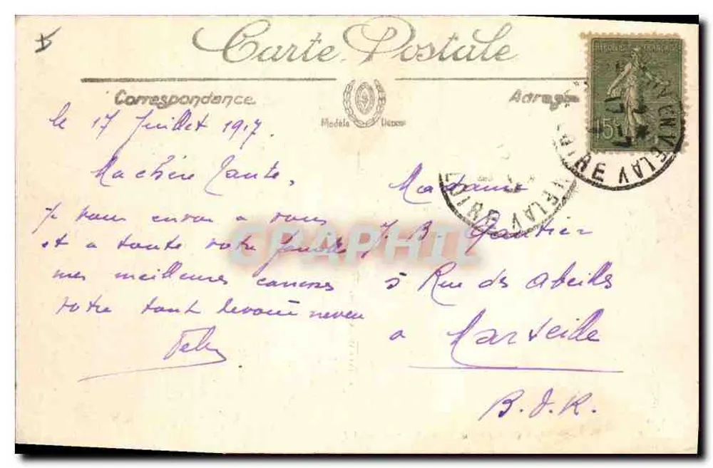 Le Puy — Ansicht von Mont Ronzon — Selecta, n°14 - Rückseite