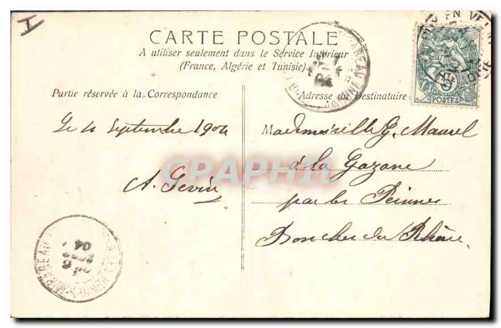 Le Puy — Panoramablick — von Espaly — Verlag Hte Loire, Nr. 481 - Rückseite