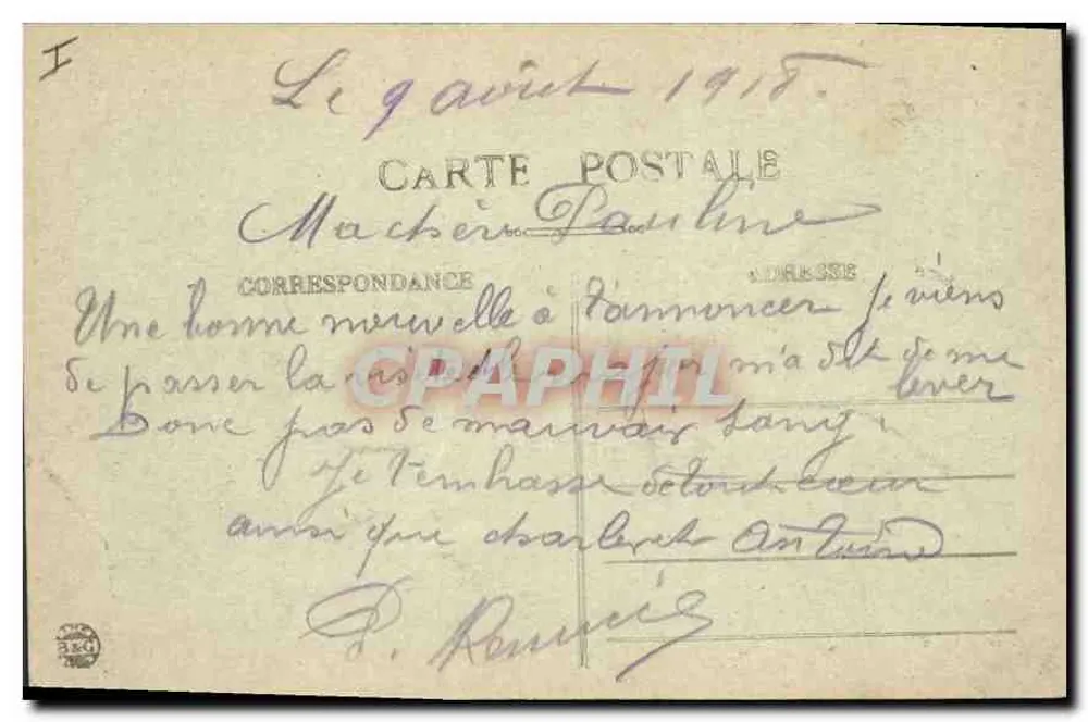 Lyon — La Bolsa y Riva de la República — C. D. Lyon, n°69 - Reverso
