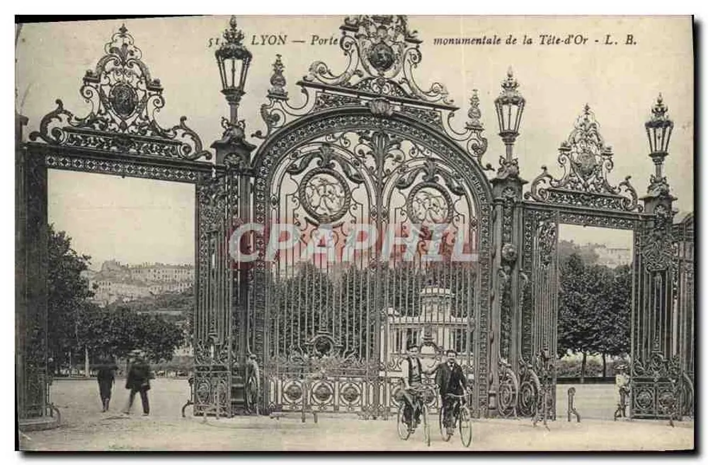LYON — Porte monumentale de la Tête-d'Or - L. B. - Vorderseite