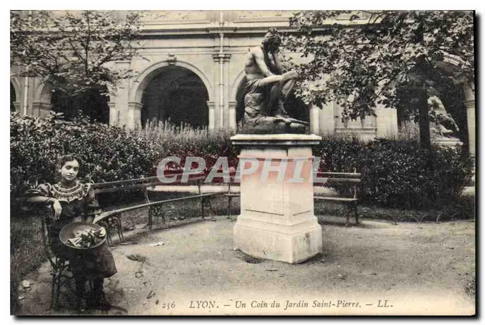 LYON — Ein Eckchen des Saint-Pierre-Gartens — LL. — n° 256 - Vorderseite