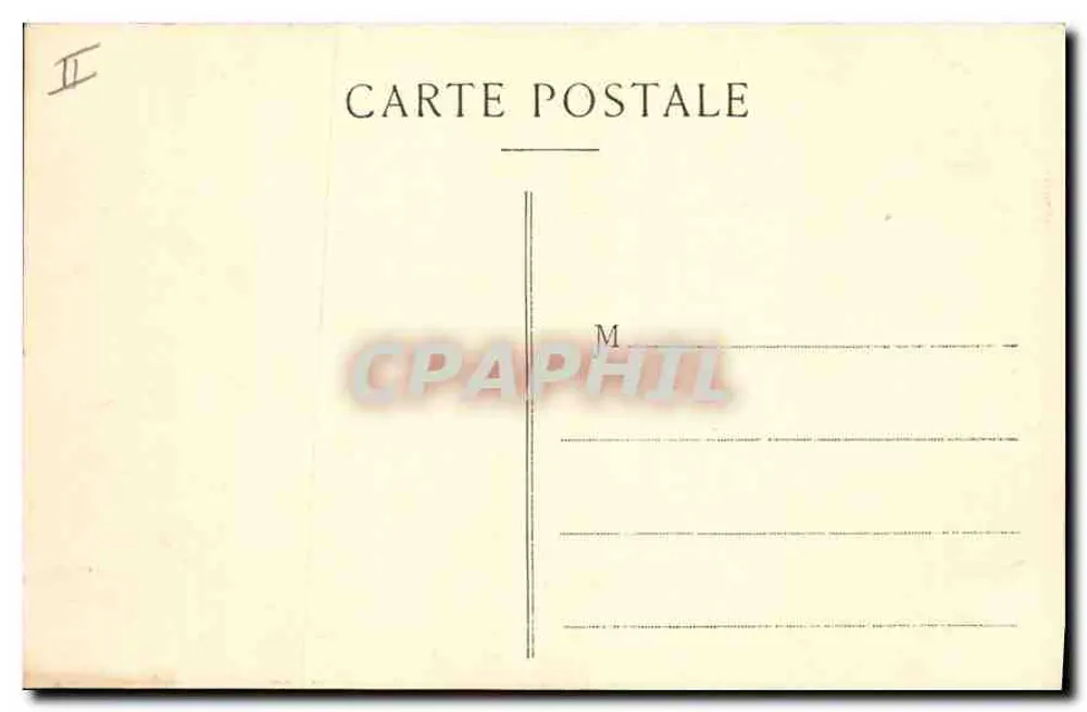 Lyon — Estação dos Brotteaux — E.C.L. - Verso