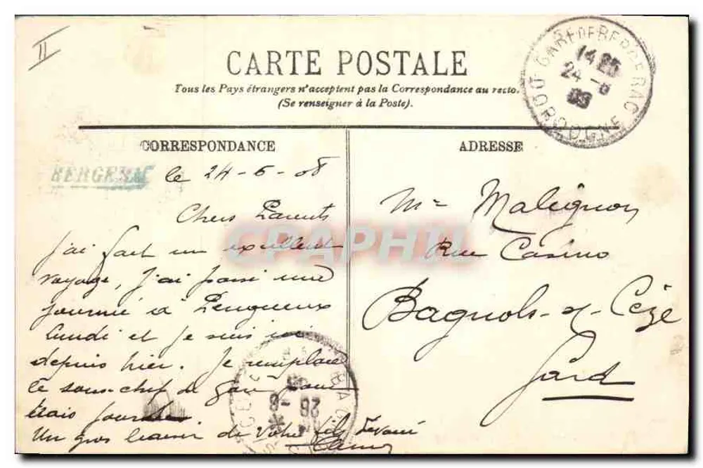 LYON — A Estação dos Broteaux — LL. — 473 - Verso