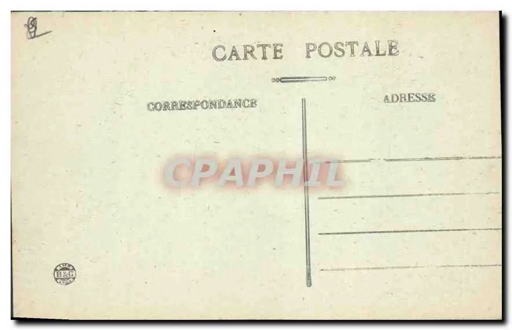 LYON — Place Carnot — Bahnhof Perrache und Hotel Terminus - E.R. - Rückseite