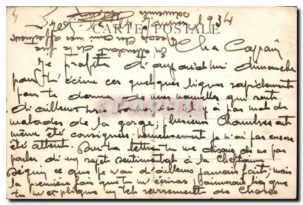 पेराचे रेलवे स्टेशन — लियोन — एडिटर एच. लियोन, श्रृंखला संख्या अदृश्य - पीछे