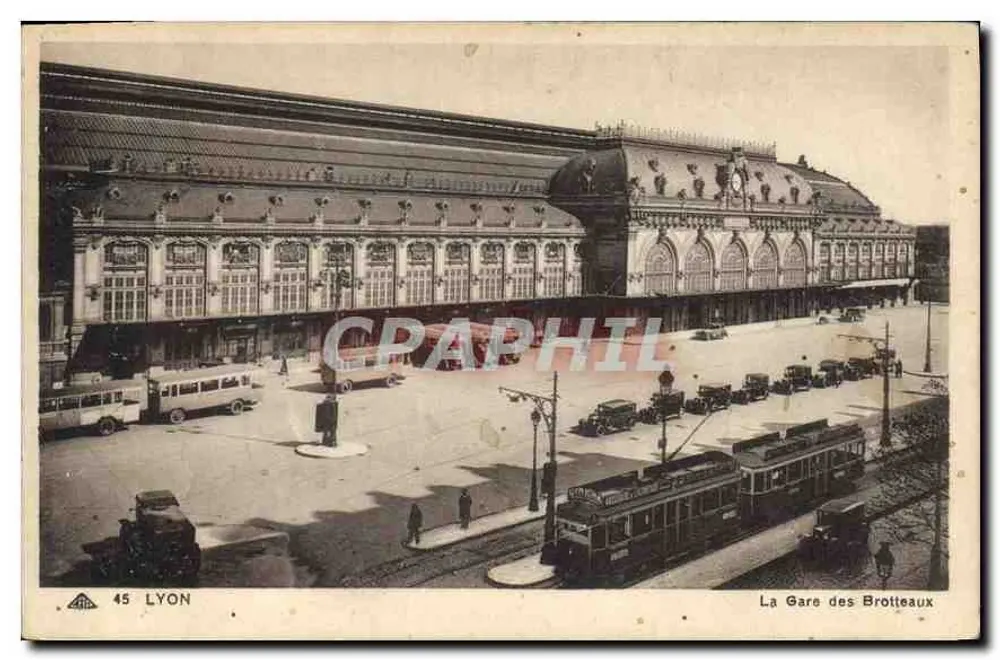 Die Brotteaux Station — Lyon — CI DES ARTS PHOTOGRAPHIQUES - STRASBOURG-SCHILTIGHEIM - Vorderseite