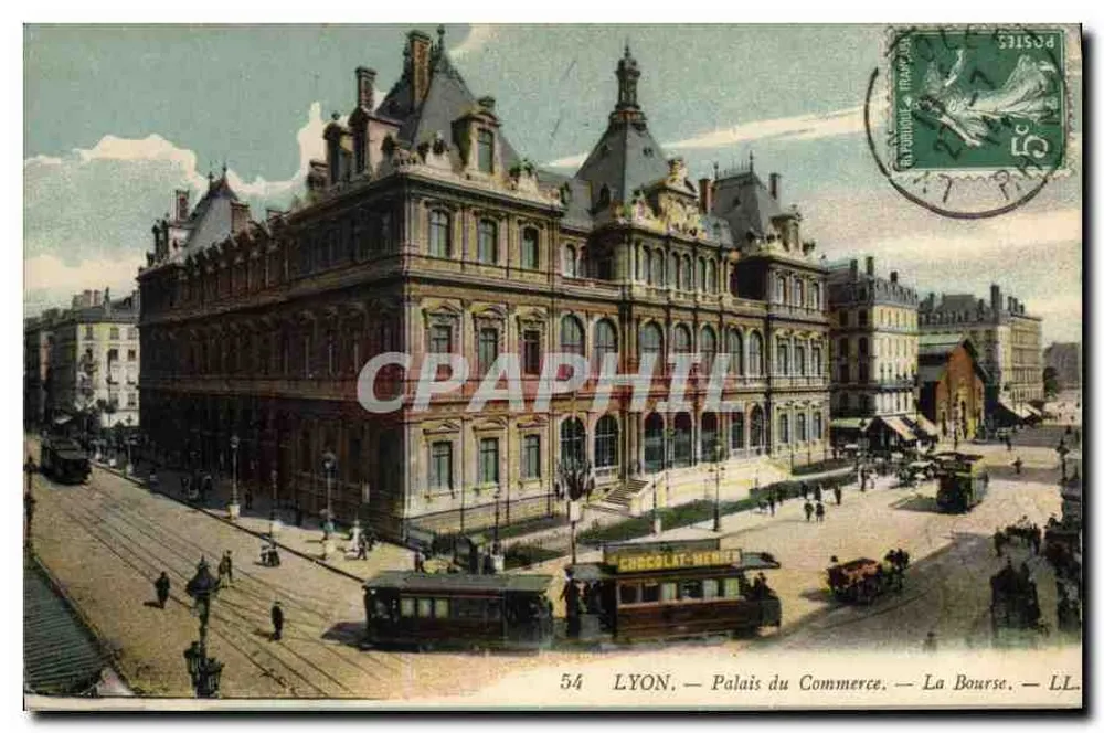LYON — Palácio do Comércio — A Bolsa — LL. — n°54 - Frente