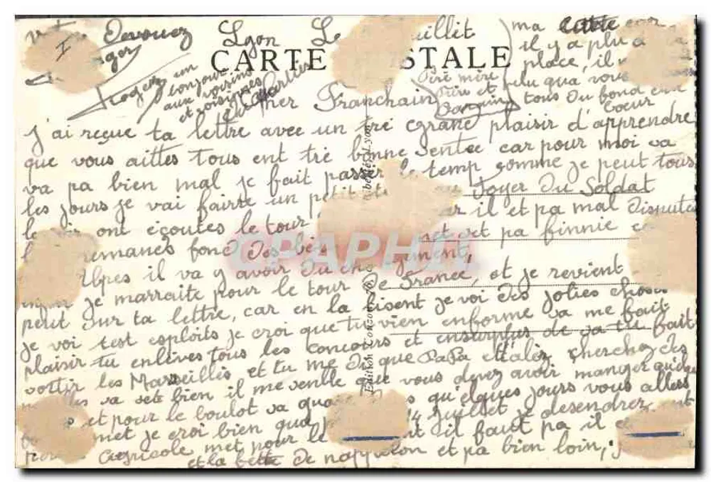 LYON — Place Bellecour - Verso
