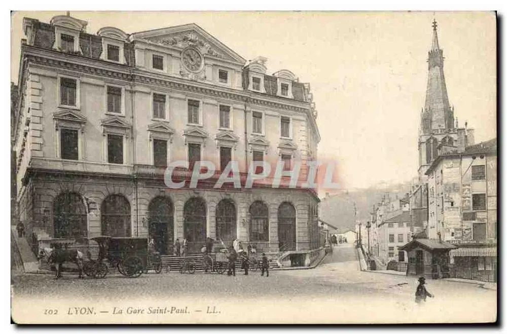 LYON — A Estação Saint-Paul — LL. — n° 102 - Frente