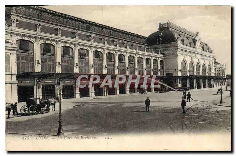 LYON — Estação dos Brotteaux — LL. — n° 475 - Frente