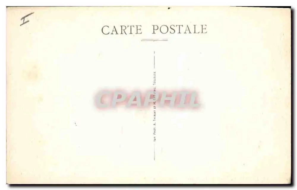 LYON - A Estação dos Brotteaux inaugurada em 1908 — Impr. POOT A. THÉRAT ET H. DUGOUGE - Verso
