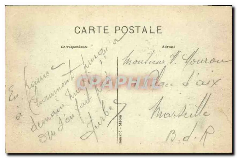 LYON — Bahnhof St-Paul und die Kirche — E. R. — n° 256 - Rückseite