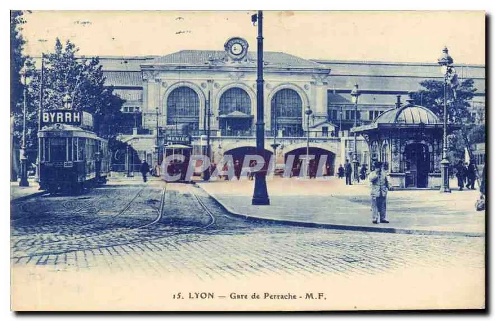 LYON — Estação de Perrache — M.F. - Frente
