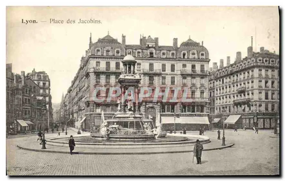 Lyon — Place des Jacobins — editor não identificado - Frente