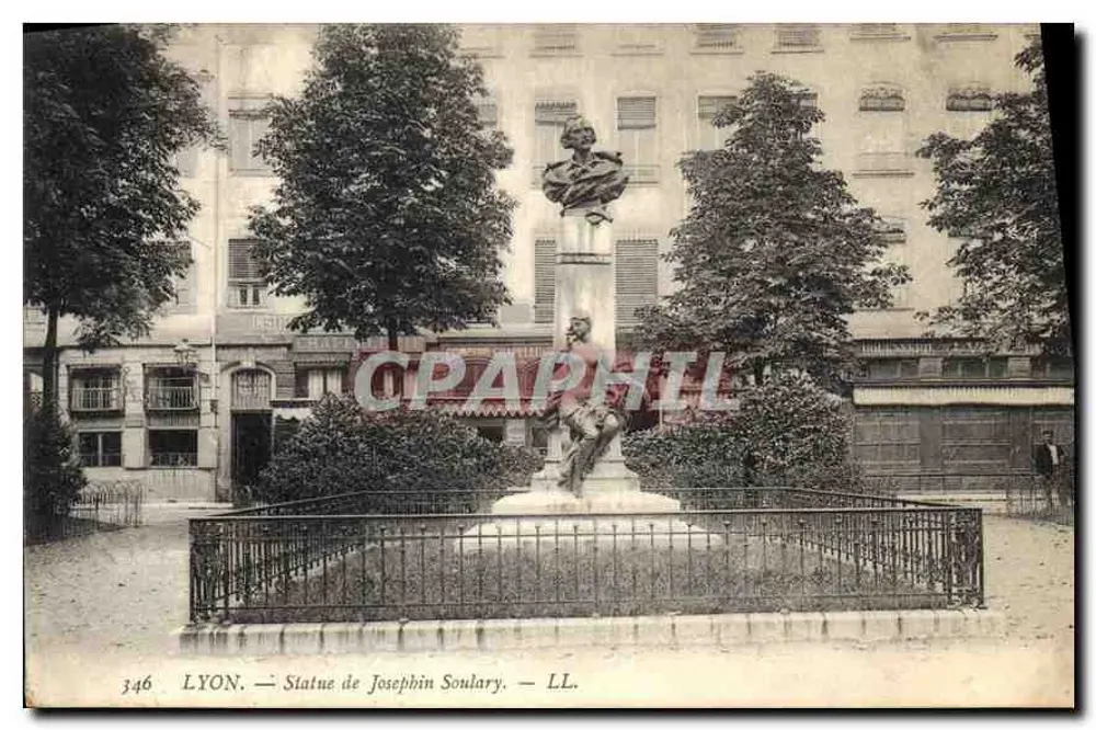 LYON — Estátua de Josephin Soulaury — LL. - Frente