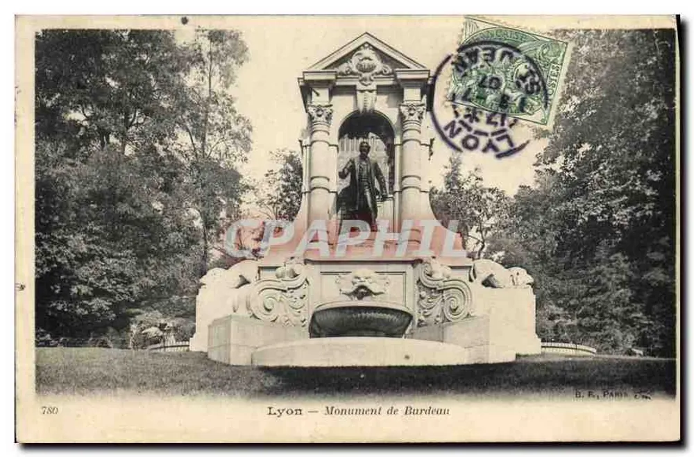 Lyon — Monument de Burdeau — B. F. PARIS, n° 780 - Frente
