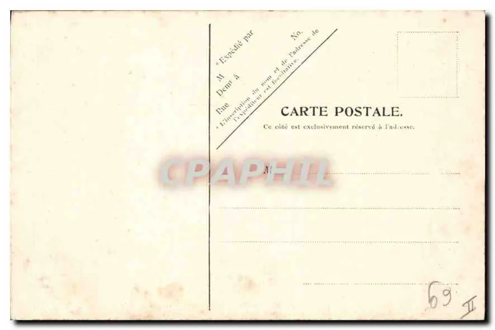Lyon — Estátua de Bernard de Jussieu — V. P. Paris - Verso