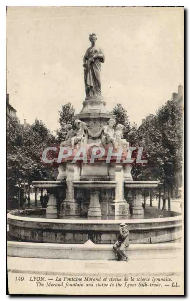 LYON — La Fontaine Morand und Statue der lyonschen Seide — LL. n° 140 - Vorderseite