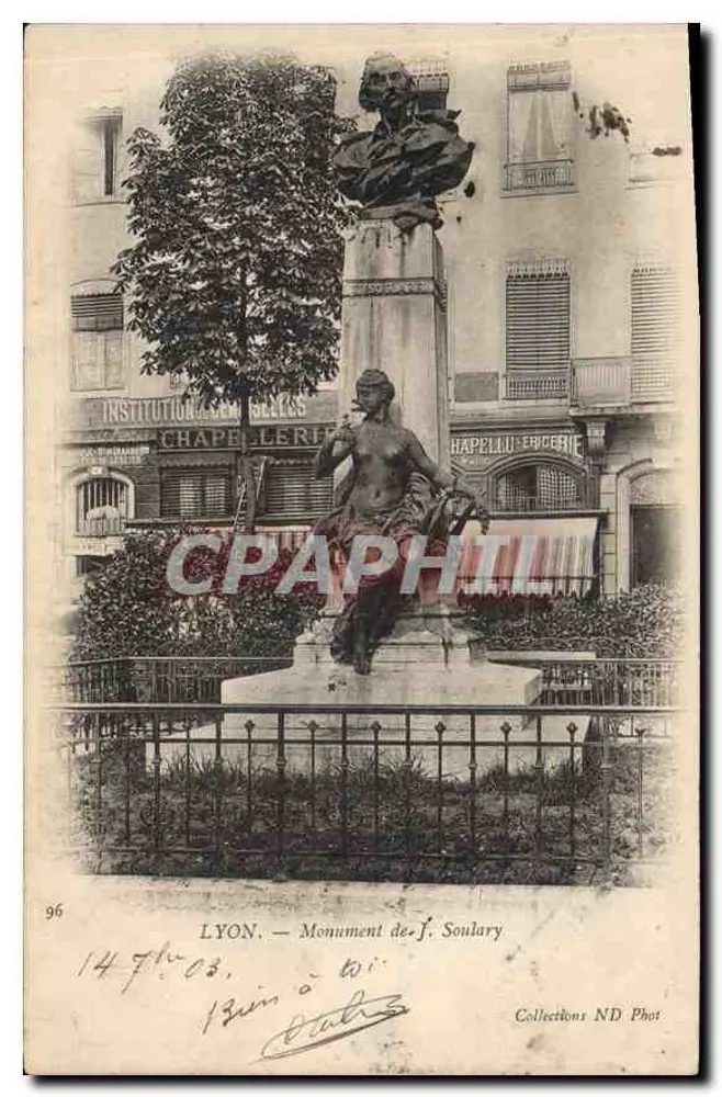 LYON — Monument de J. Soulaury — Coleções ND Phot - Frente
