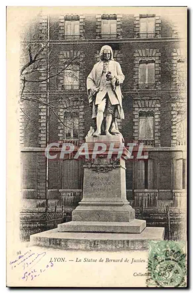 LYON — A Estátua de Bernard de Jussieu — Collectif - Frente