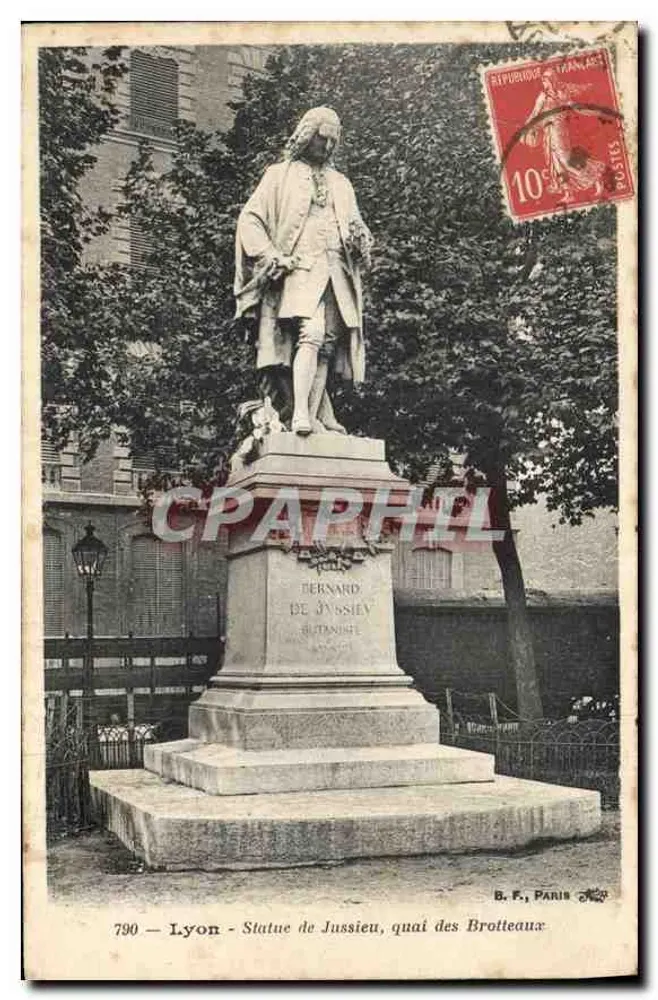 Lyon - Statue von Jussieu, quai des Brotteaux — B. F., Paris, n° 790 - Vorderseite
