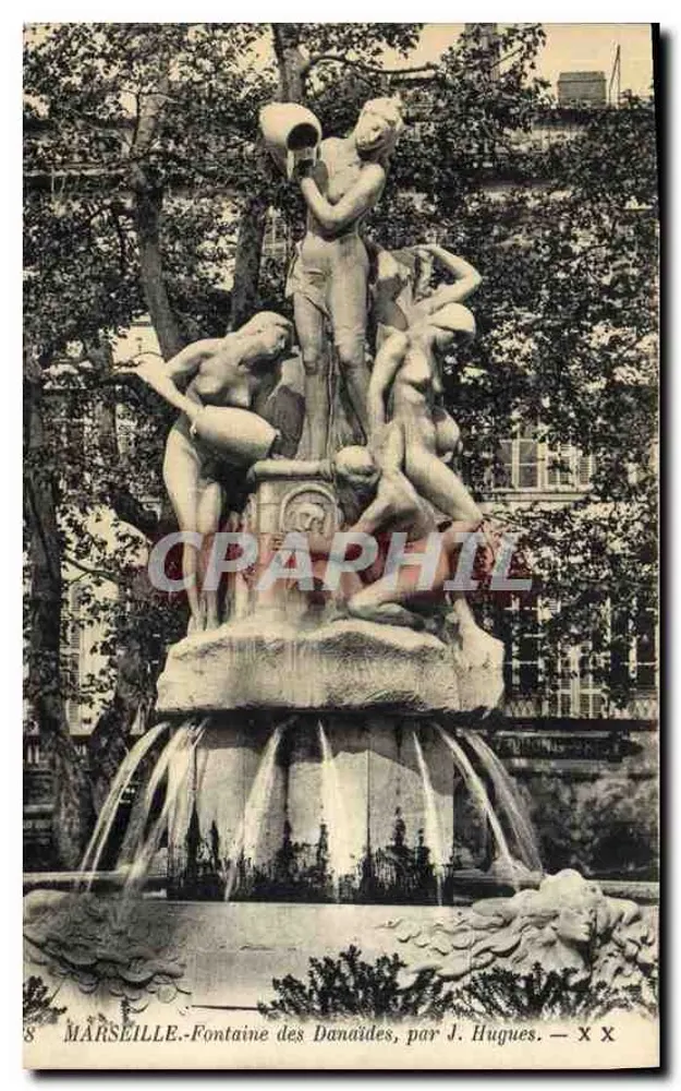 Marseille - Fontaine des Danaïdes, por J. Hugues - Frente