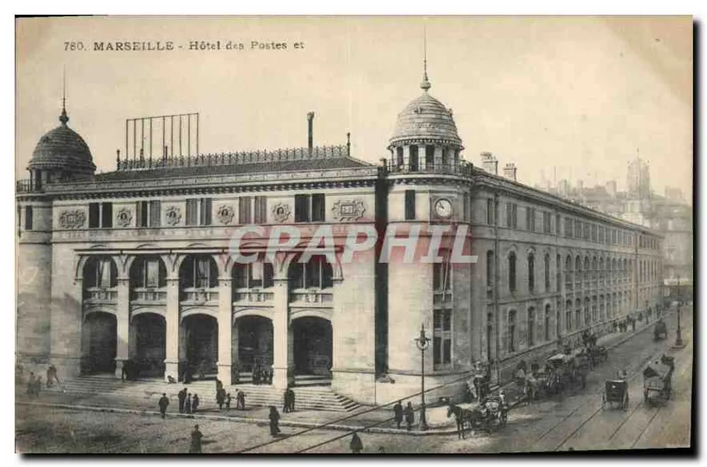 Marseille - Hotel das Correios e Telégrafos — n° 780 - Frente