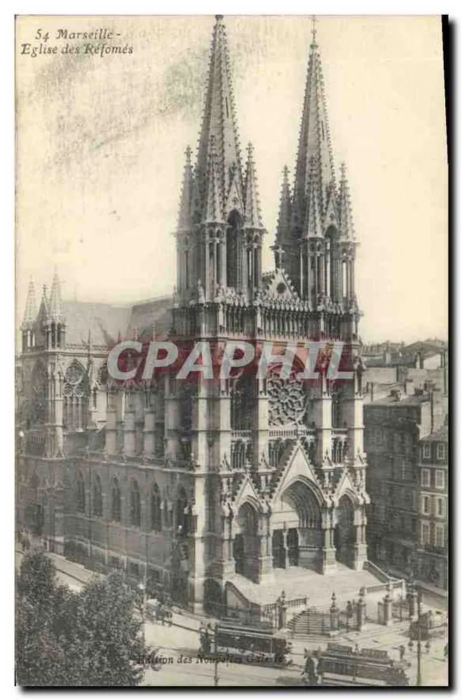 Marseille - Igreja dos Reformados — Edição das Novas Galerias, n°54 - Frente