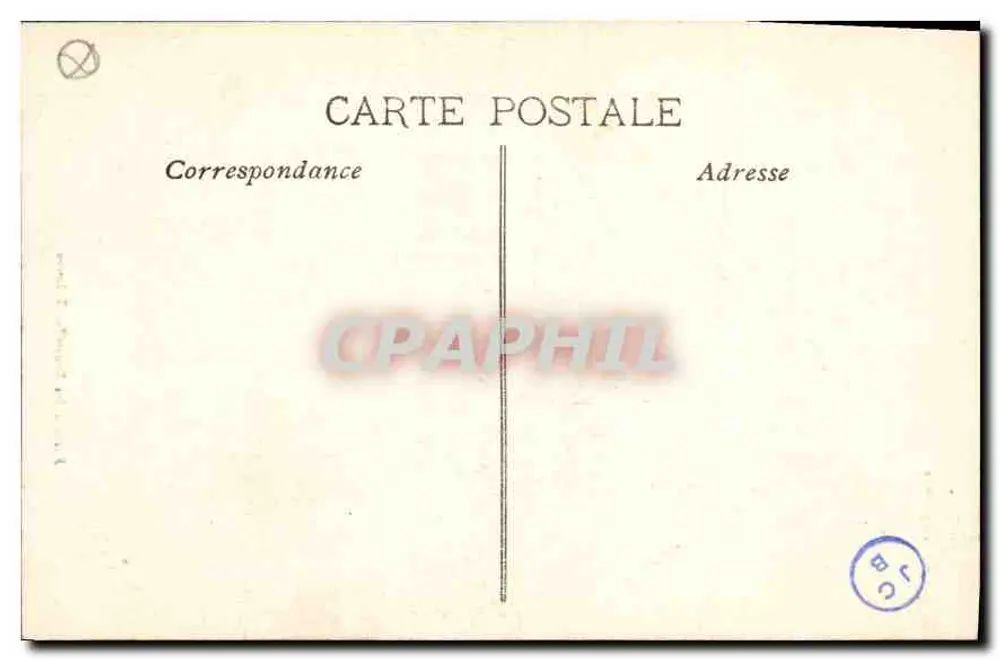 Marseille - Igreja dos Reformados — Edição das Novas Galerias, n°54 - Verso