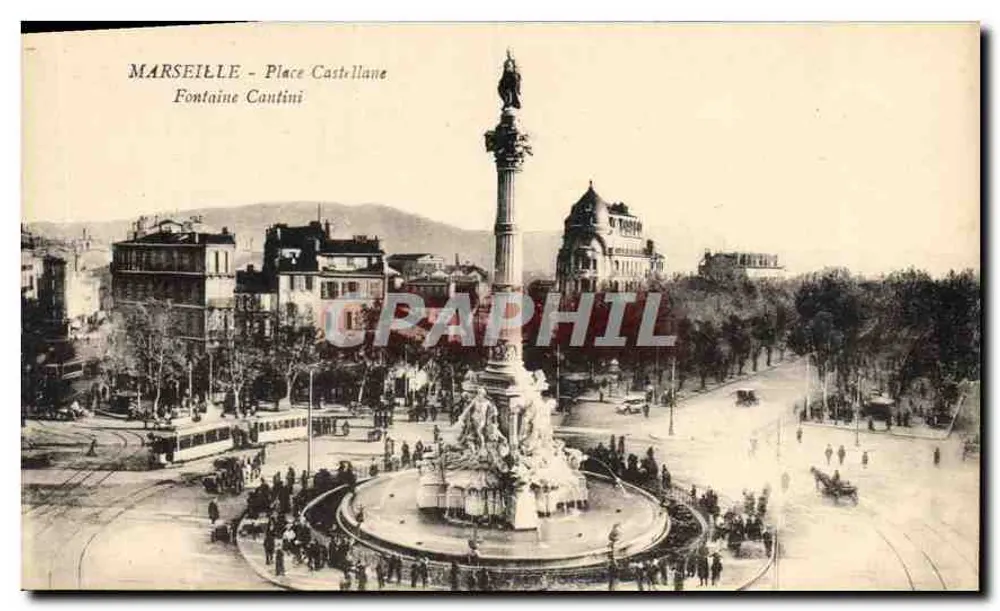 Marseille - Place Castellane - Fontaine Cantini - Vorderseite