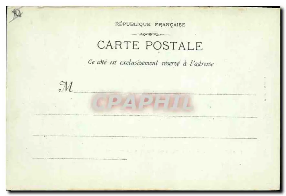 Marseille — Der Kai des Hafens & Das Rathaus — Fot. Lacour, Nr. 173 - Rückseite