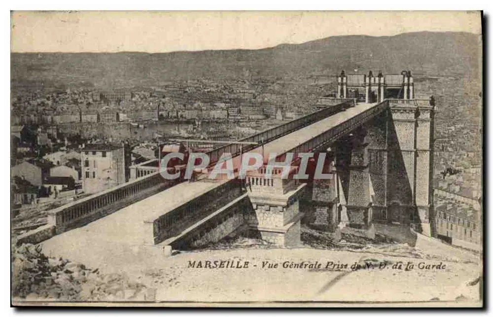 Marseille — Allgemeiner Blick von V. D. de la Garde — Graphil - Vorderseite