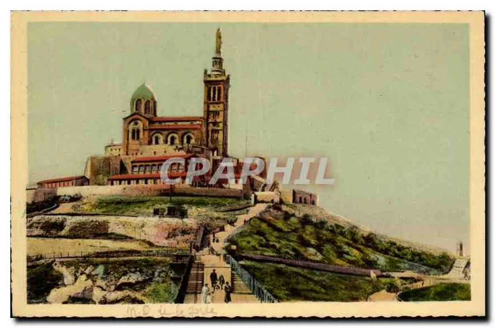 Nossa Senhora da Guarda — Marselha — editor M.D. u. la Garde - Frente