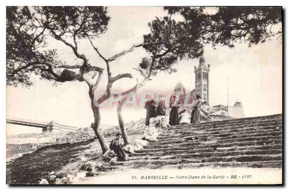 Marseille — Nossa Senhora da Guarda — Bloc Frères, Bordeaux - BR - 1593 - Frente