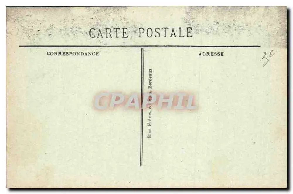 Marseille — Nossa Senhora da Guarda — Bloc Frères, Bordeaux - BR - 1593 - Verso