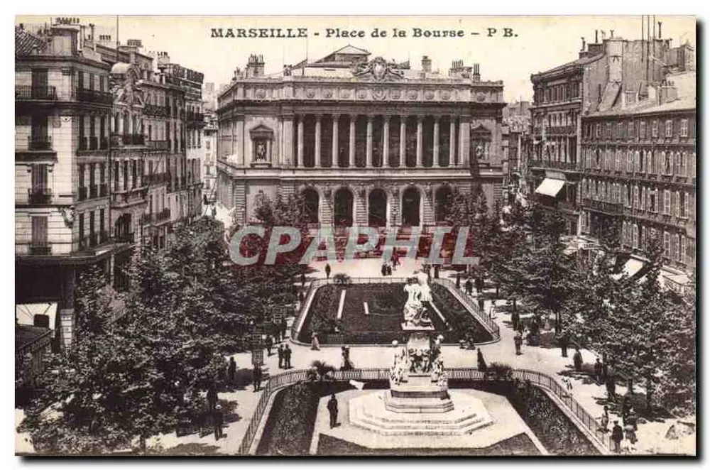 Marselha - Praça da Bolsa - P.B. - Frente