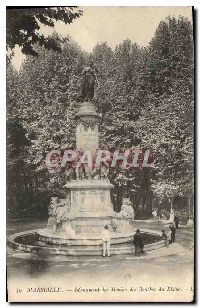 Marseille — Denkmal der Mobiles der Bouches-du-Rhône — n°39 - Vorderseite