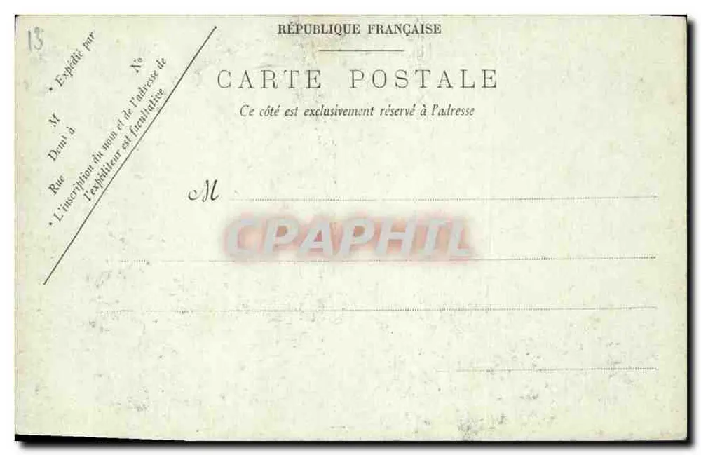 Marseille — Denkmal der Mobiles der Bouches-du-Rhône — n°39 - Rückseite