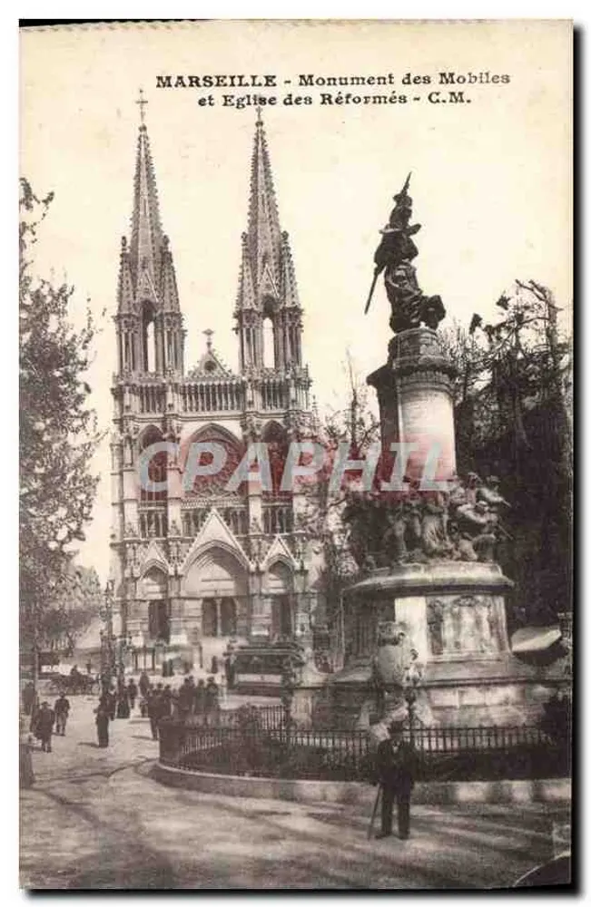 Marseille - Denkmal der Mobiles und Reformierte Kirche - C.M. - Vorderseite