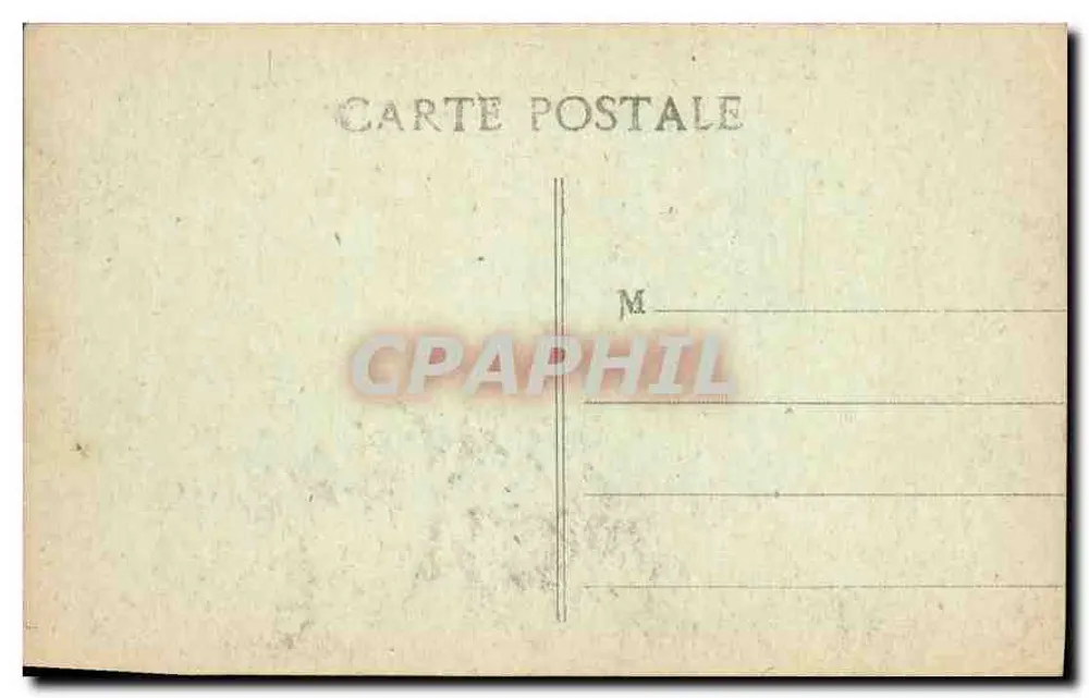 Marseille - Cours du Chapitre und die Kirche der Reformierten — P.B. - Rückseite