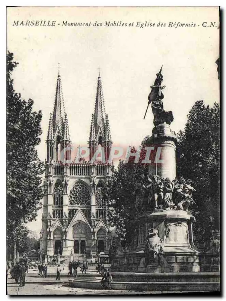 Marseille - Denkmal der Mobiles und Reformierte Kirche - C.N. - Vorderseite