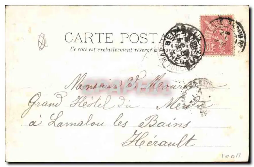 Marseille — Nossa Senhora da Guarda — Edit. Artistiques - Verso