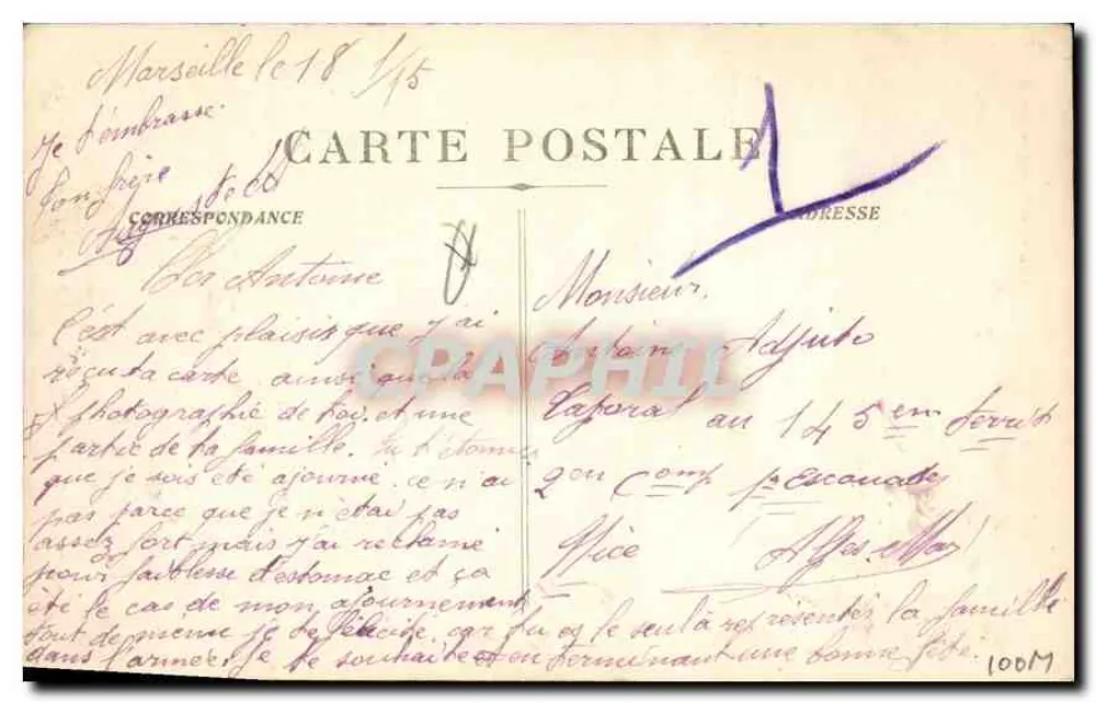 Marseille - Aufzüge der N.-D. de la Garde — Édition des éditeurs - Rückseite