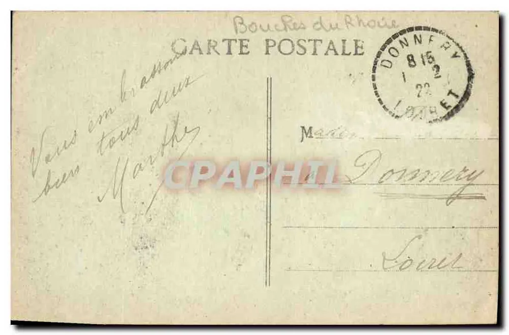 Marselha — N.-D. de la Garde — editor desconhecido, número de série não visível - Verso