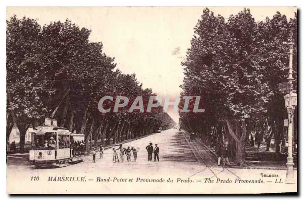 Marseille — Rundum und Promenade du Prado — SELECTA LL n°110 - Vorderseite