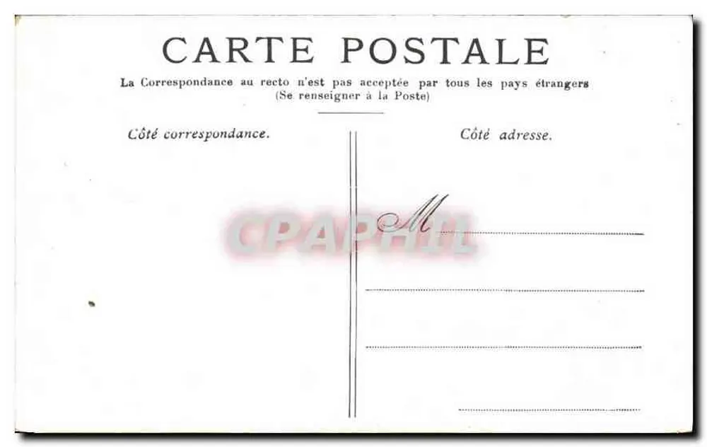 Marseille — Rue de la République — Editor não identificado - Verso
