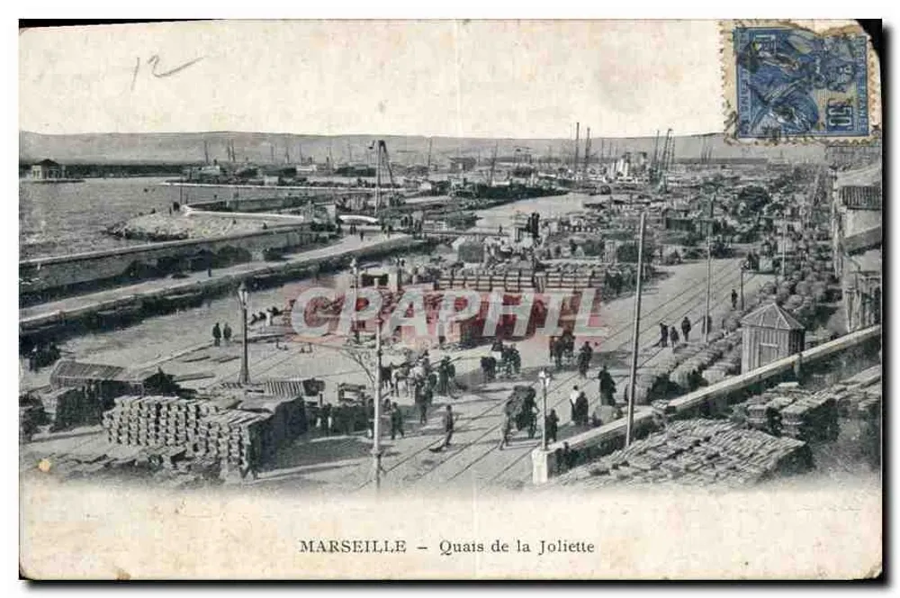 MARSEILLE — Quais de la Joliette — Editor não identificado - Frente
