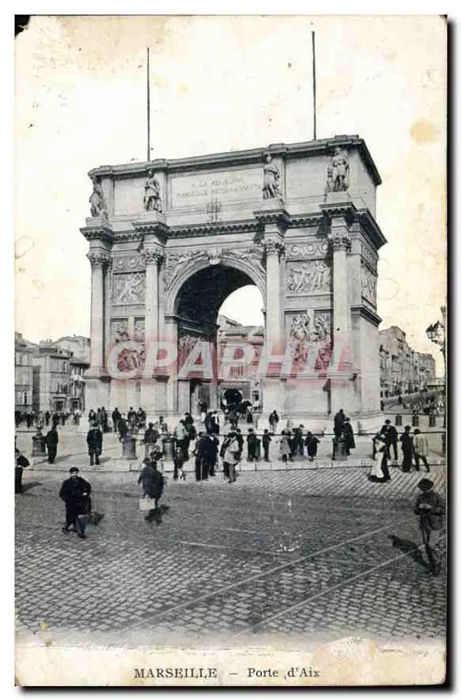 Marseille — Porta d'Aix — editor não identificado - Frente