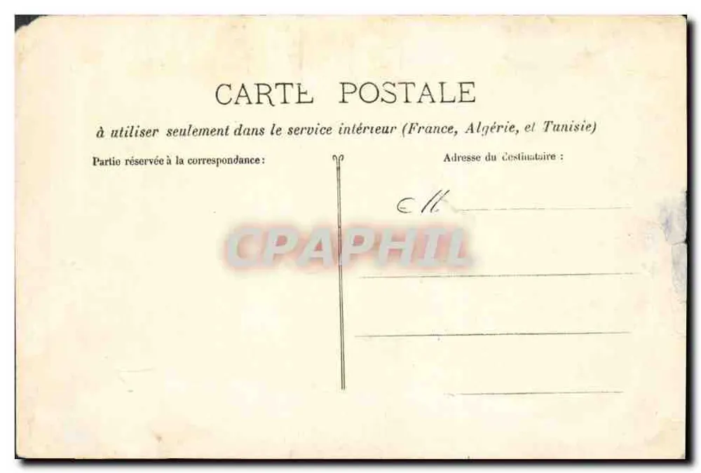 Marseille - Promenade du Prado — carta postal n°160 - Verso